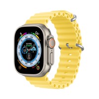  Strap Dux Ducis OceanWave Series Apple Watch 38/40/41mm Yellow 